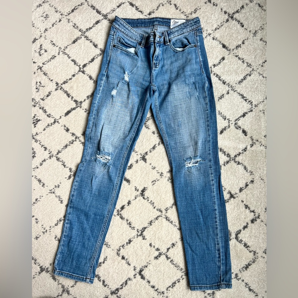 Cosmic Blue Love Straight Leg